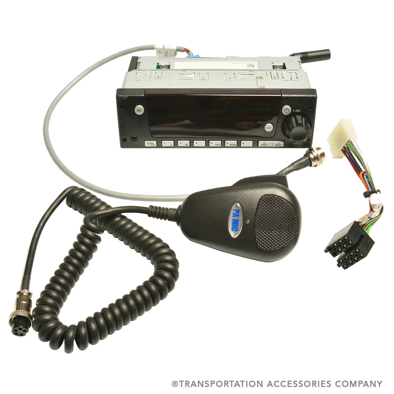 PP105602 APTIV AM/FM/CD Radio w/ PA for Thomas Bus